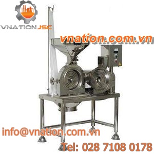 pin mill / waste / horizontal / for the food industry
