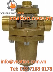 liquid pressure regulator / cryogenic / single-stage / stainless steel