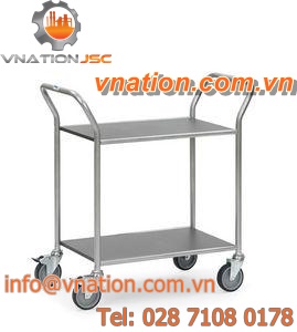 storage cart / shelf / multipurpose / stainless steel
