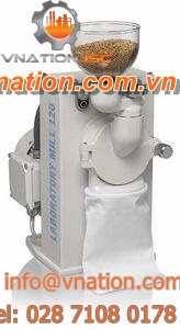 disc mill / hammer / for grain / vertical