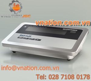 benchtop scales / with LED display / stainless steel / compact