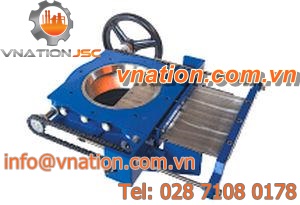 sliding gate valve / handwheel / regulating