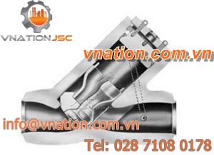 piston check valve / lift / Y / high-pressure