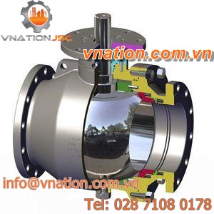 ball valve / trunnion-mounted