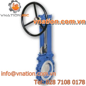 knife gate valve / handwheel / shut-off / wafer