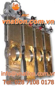 knife gate valve / handwheel / control / stainless steel