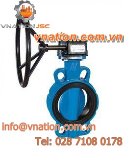 butterfly valve / handwheel / wafer