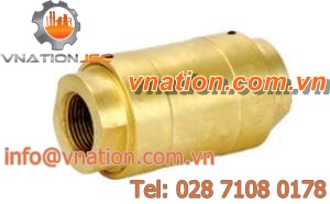 ball check valve / for gas / brass