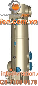 counter-current gas scrubber / wet type / chemical / high-efficiency