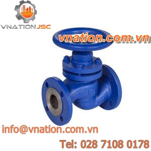 piston valve / handwheel / flange / cast iron