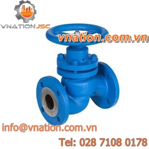 piston valve / handwheel / flange / cast steel