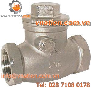swing check valve / female
