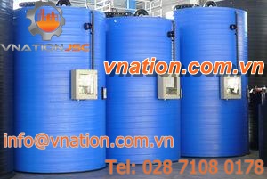 corrosive product tank / storage / PP / HDPE