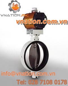butterfly valve / shut-off / for water / wafer