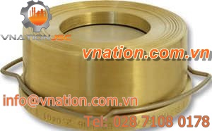 disc check valve / for HVAC / brass