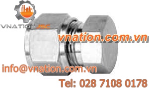 hexagonal plug / threaded / stainless steel