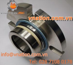 cartridge mechanical seal / for pumps / metal / carbon