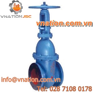gate valve / manual / for water / seat