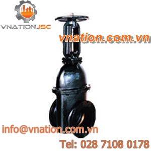 gate valve / handwheel / shut-off / cast steel
