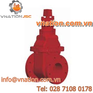 gate valve / shut-off / flange / metal