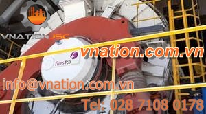dry ball grinding mill with agitator / waste / horizontal / dry milling