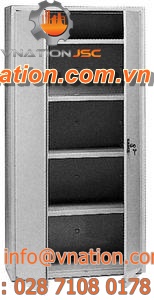 security cabinet / storage / floor-mounted / double-door
