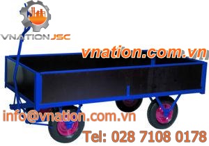 2-axle trailer / for industrial materials / utility