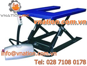 scissor lift table / electric / U-shape