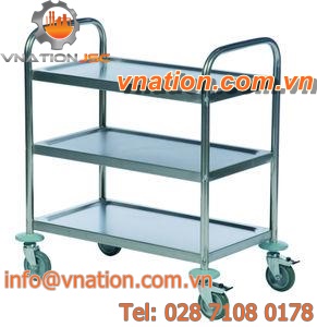 service cart / shelf / tool-holder / stainless steel