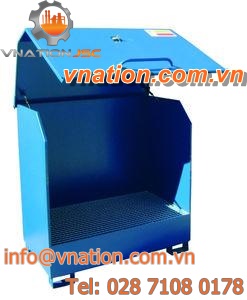 storage cabinet / protective / free-standing / folding door