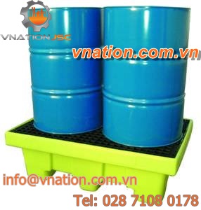 cubitainer containment bund / 2-drum / polyethylene / rigid