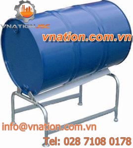 self-supporting shelving / drum / galvanized