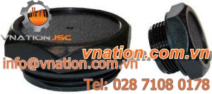 hexagonal plug / threaded / plastic / vented