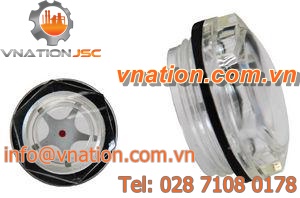 plug with visual level indicator / hexagonal / threaded / technopolymer