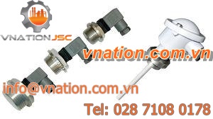 Pt1000 temperature probe / Pt100 / threaded / stainless steel