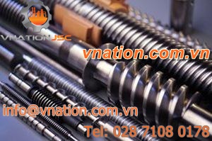 worm gear / spiral / custom / shaft