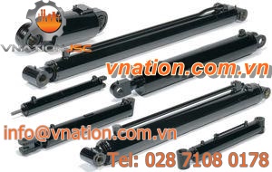 hydraulic cylinder / double-acting / for construction equipment