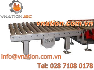 driven roller conveyor / chain / horizontal / transport