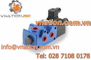 spool pneumatic directional control valve / solenoid-operated / 6-way