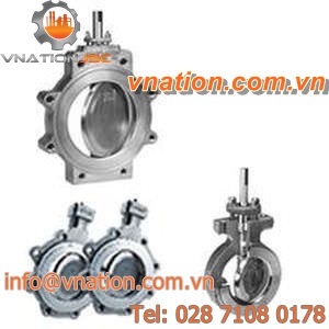butterfly valve / double-offset / high-performance