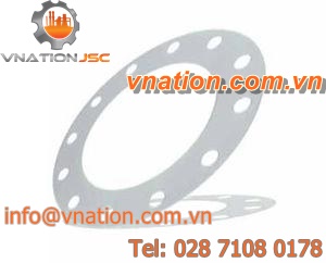 circular gasket sheet / rod / PTFE / for chemical applications