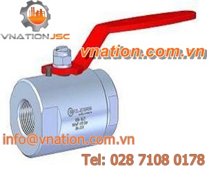 ball valve / manual / control / for gas