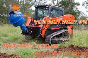hydraulic concrete mixer / for skid steer loaders / traditional