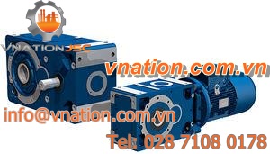 bevel gear reducer / helical / parallel shaft / universal
