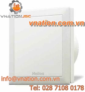 wall-mounted fan / axial / ventilation / compact