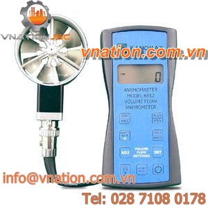 vane anemometer / portable / hygrometer