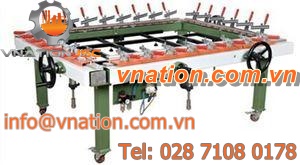 screen printing stretching machine