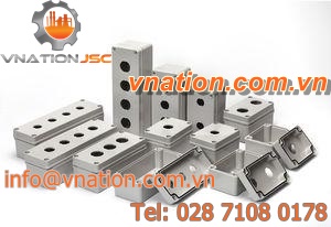 control enclosure / small-size / empty / screw cover