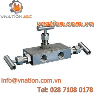 3-valve manifold / metal