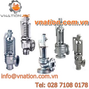 direct-operated pressure relief valve / spring